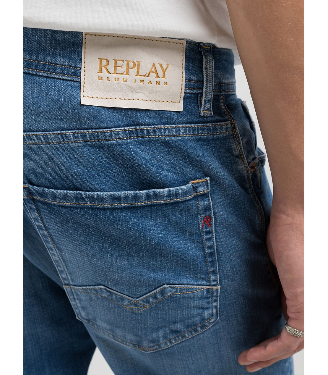 コンフォートROCCO オーガニックコットンストレッチデニム 詳細画像 ブルー 7